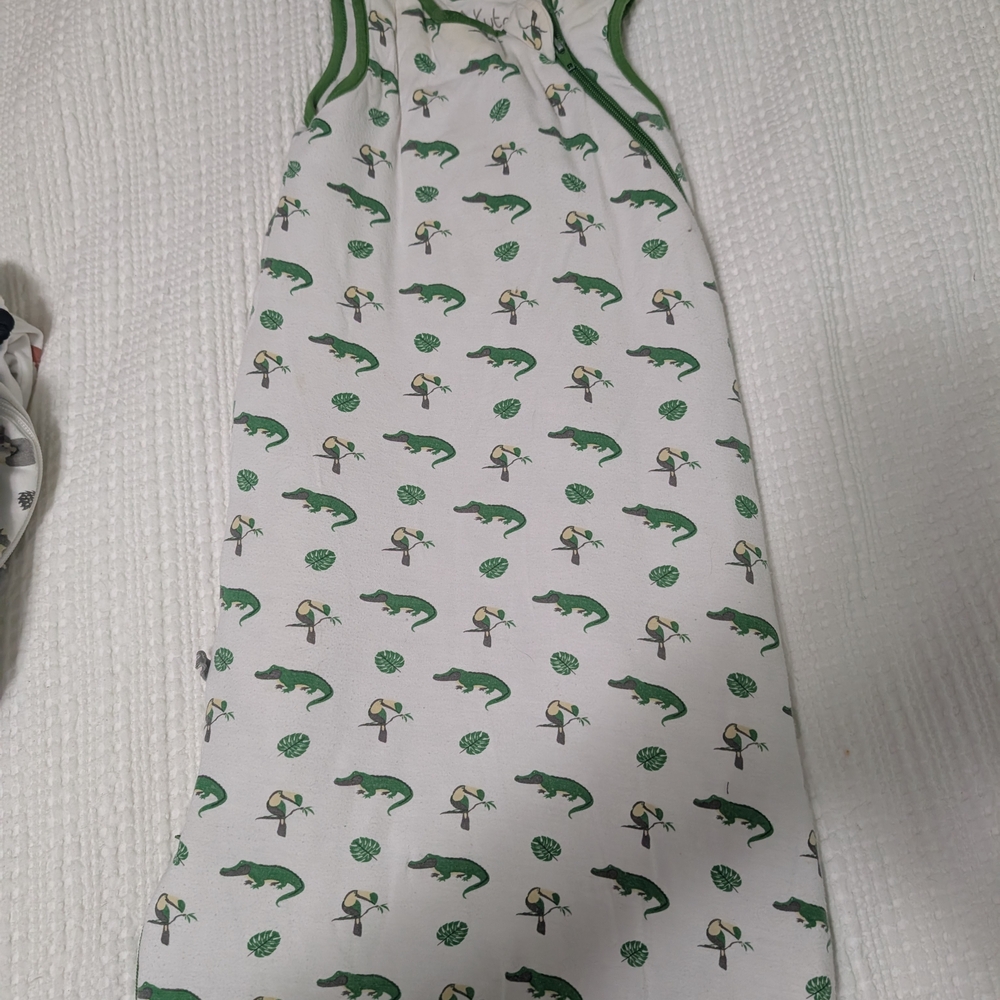 Kyte BABY Green and Cream Sleep Sack